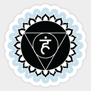 Throat Chakra Symbol Sticker